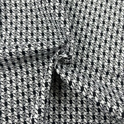 Geometric Jacquard Fabric