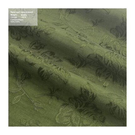 Rayon Spun Rayon Jacquard Fabric